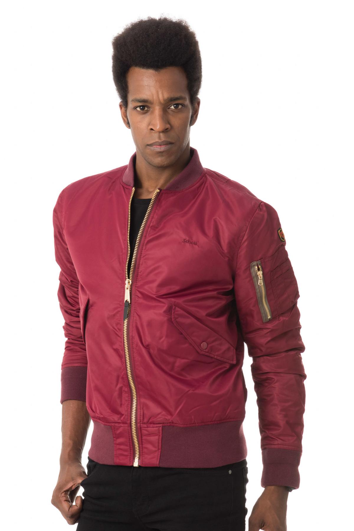 Schott burgundy bombers - Image n°1