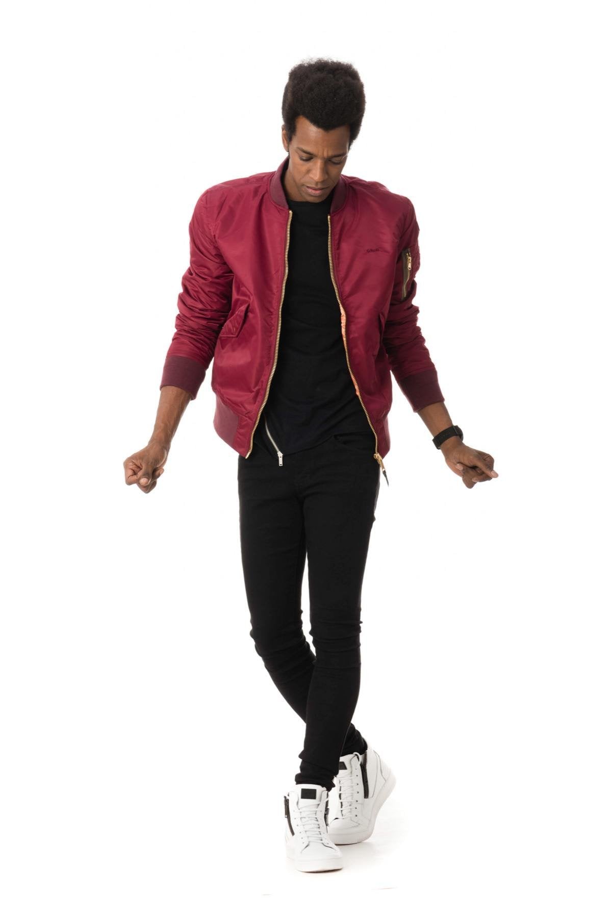 Schott burgundy bombers - Image n°5