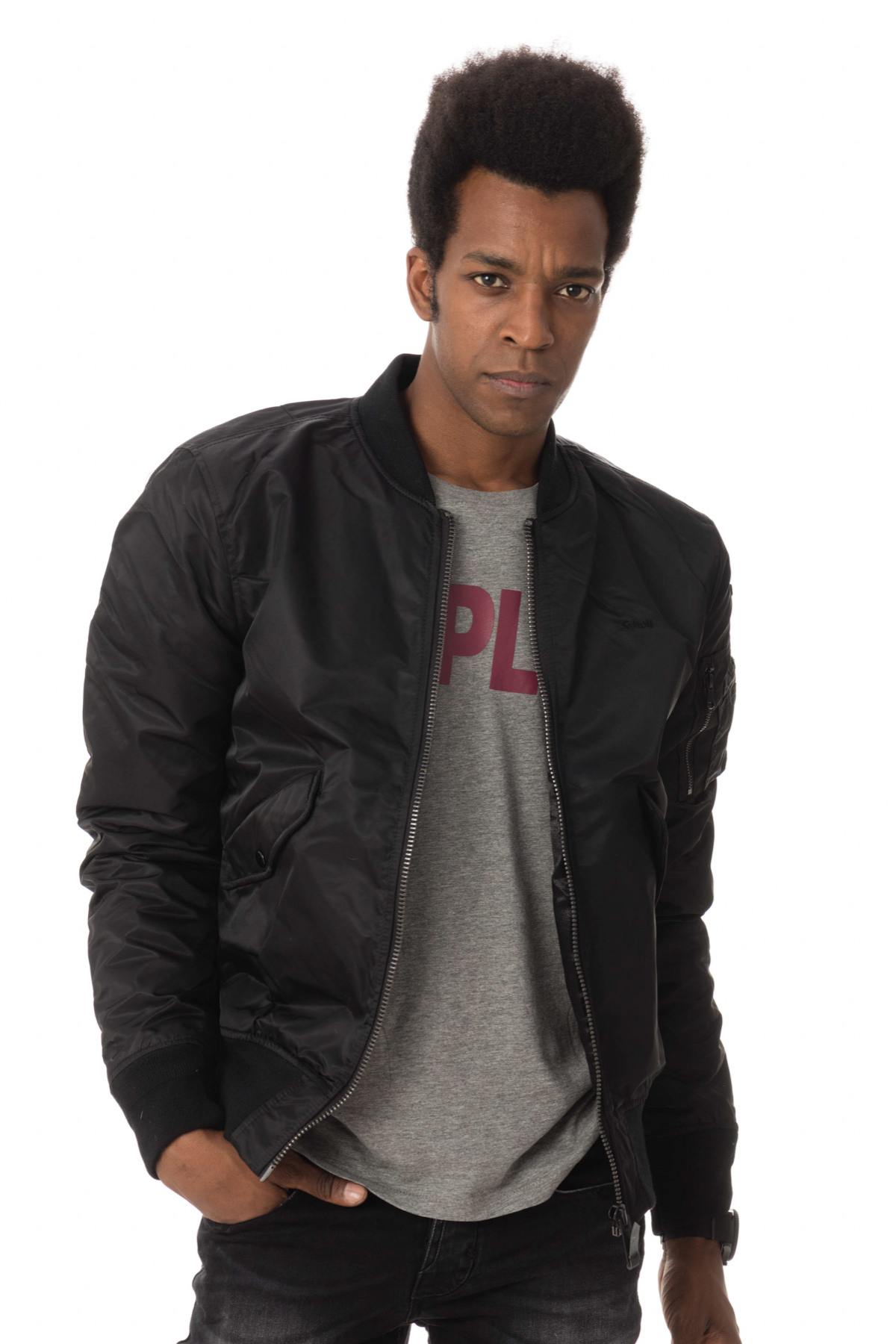 SCHOTT MEN'S BLACK TEXTILE JACKET - Image n°5