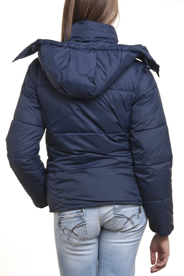 SCHOTT women's blue textile jacket - Image n°3