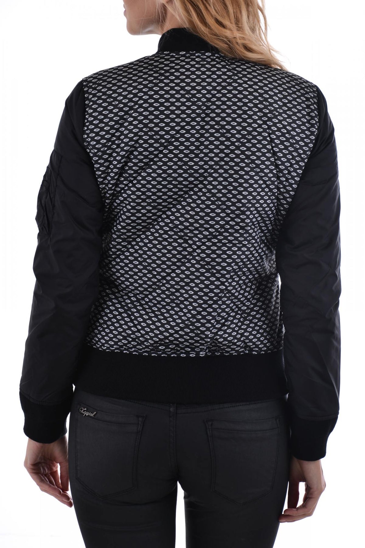 Schott women's black polyester jacket - Image n°4