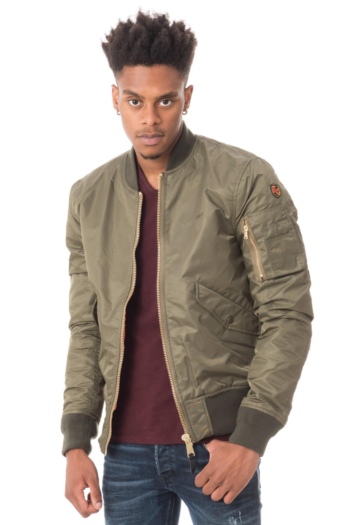 Dark khaki Schott bombers - Image n°3