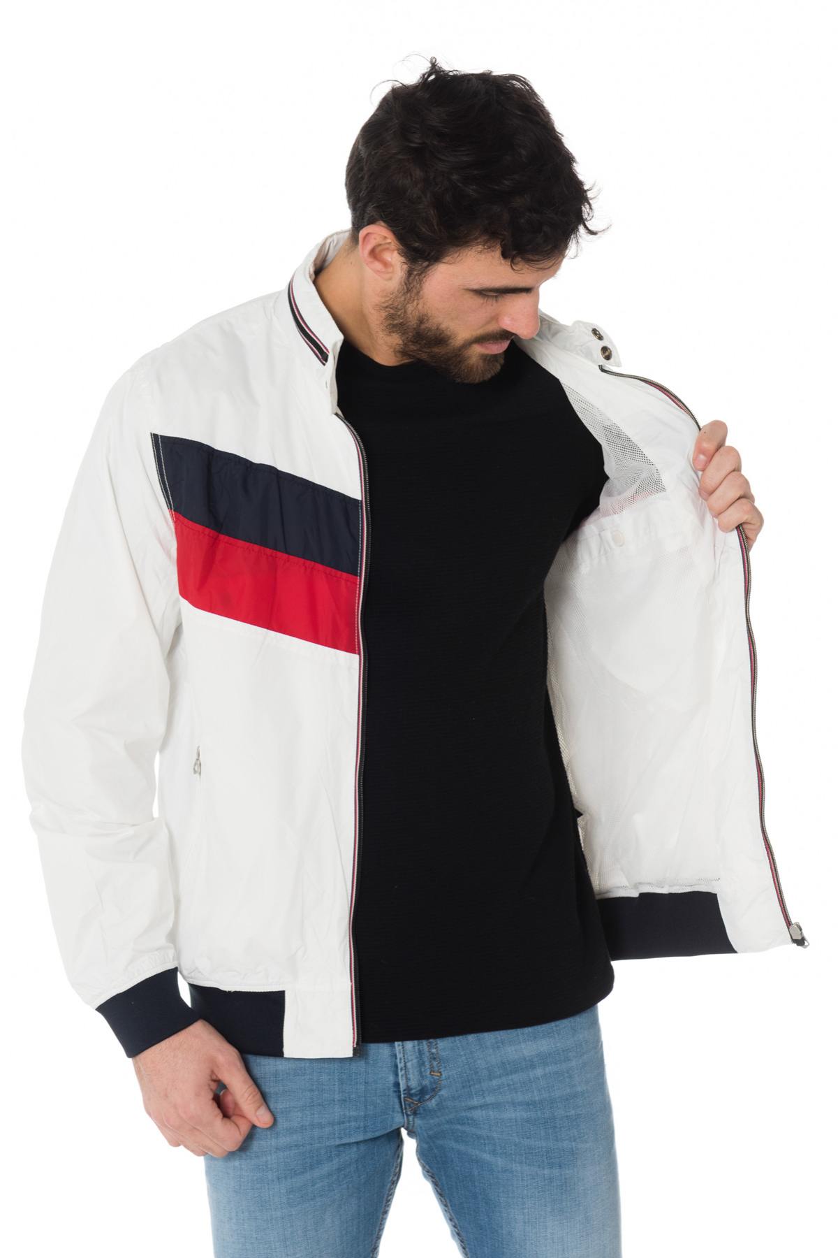 White windbreaker jacket with stripes - Image n°6