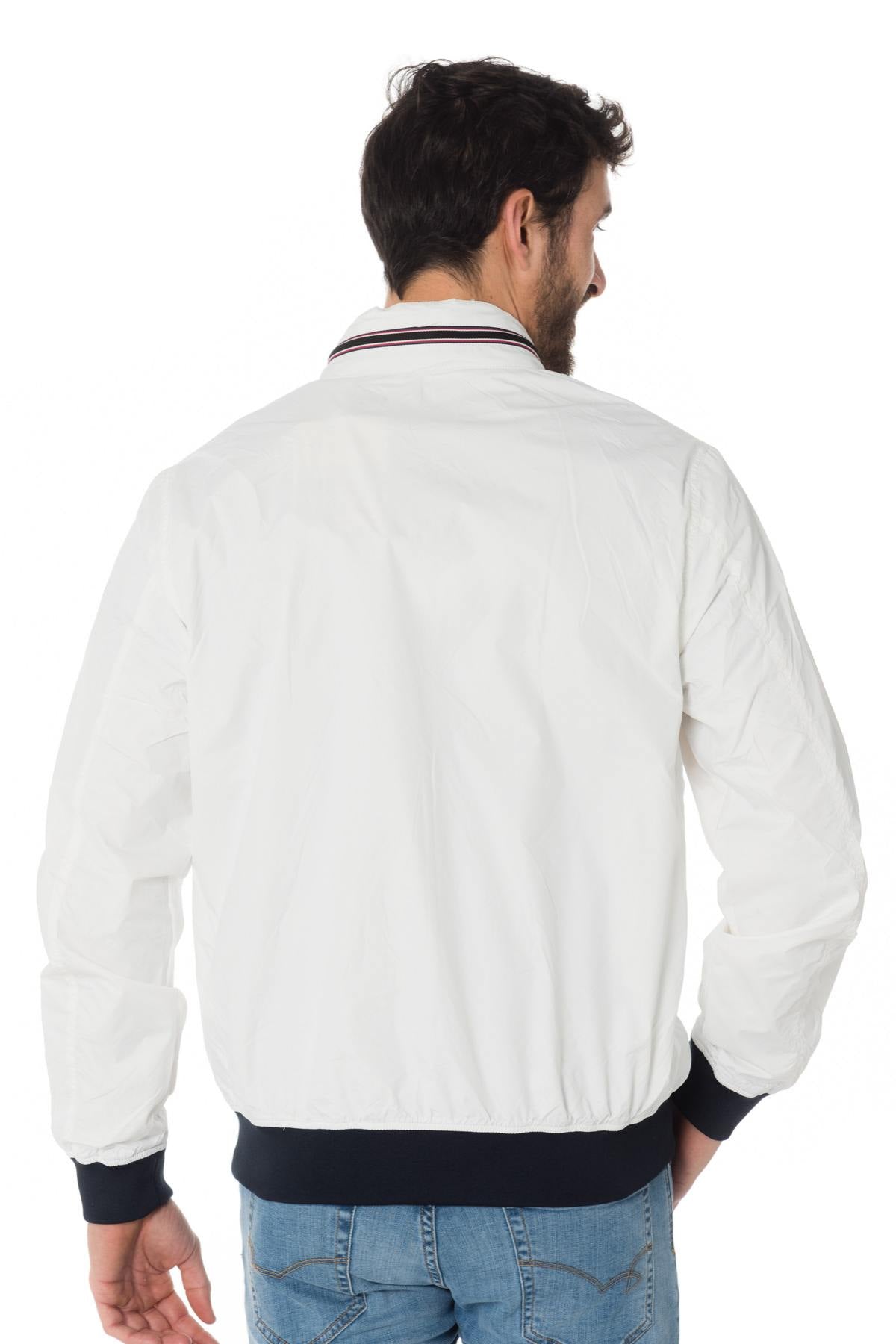 White windbreaker jacket with stripes - Image n°7