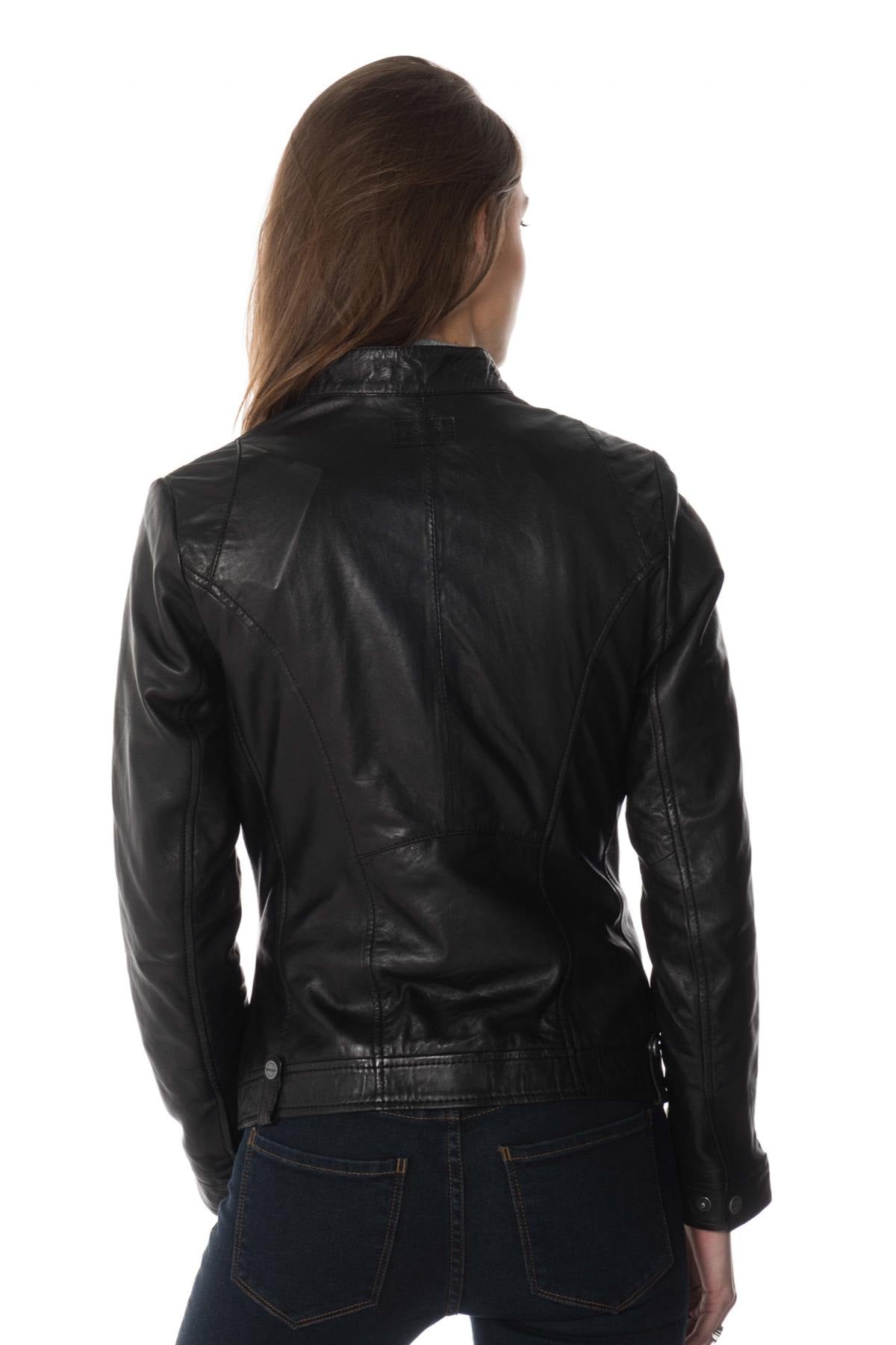 Women's sheepskin leather jacket - Image n°7