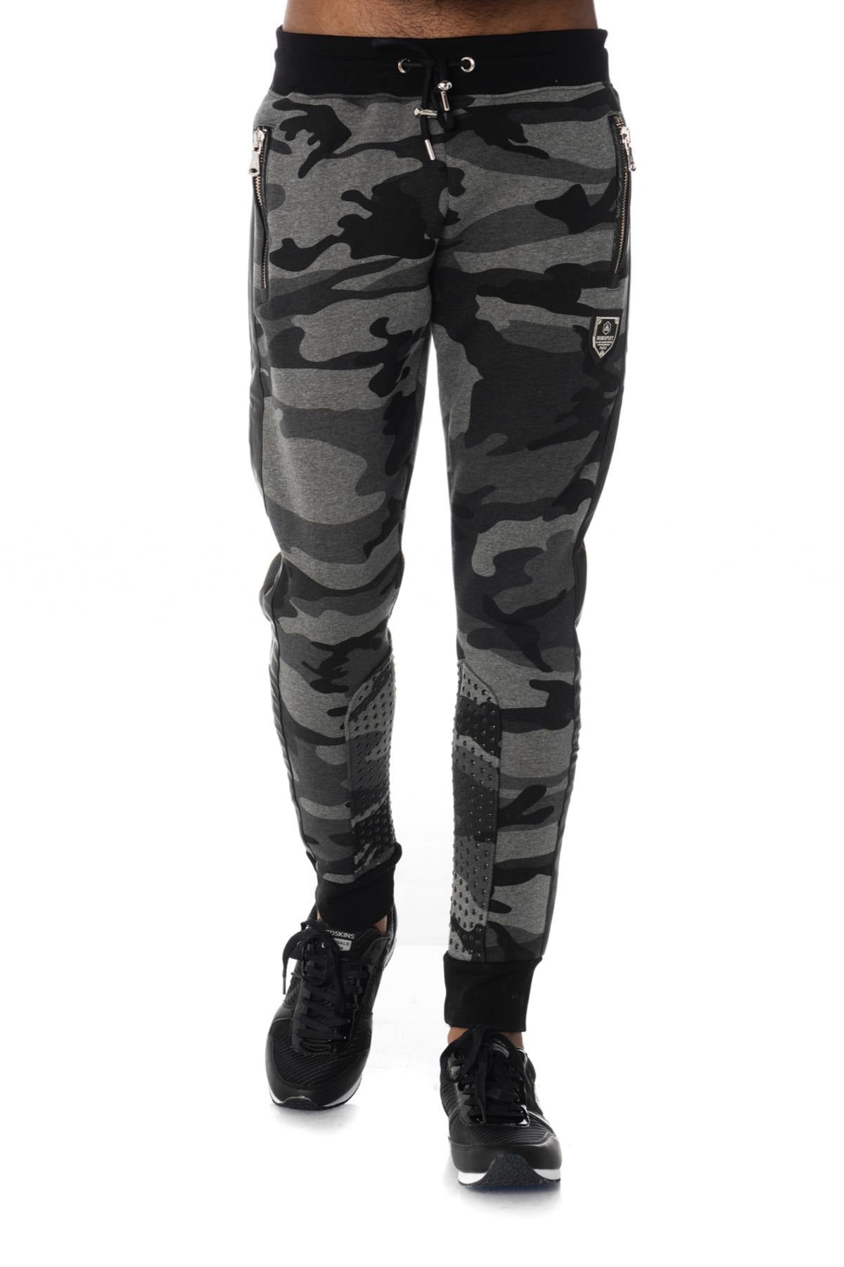 Horspist gray camouflage jogging pants - Image n°6