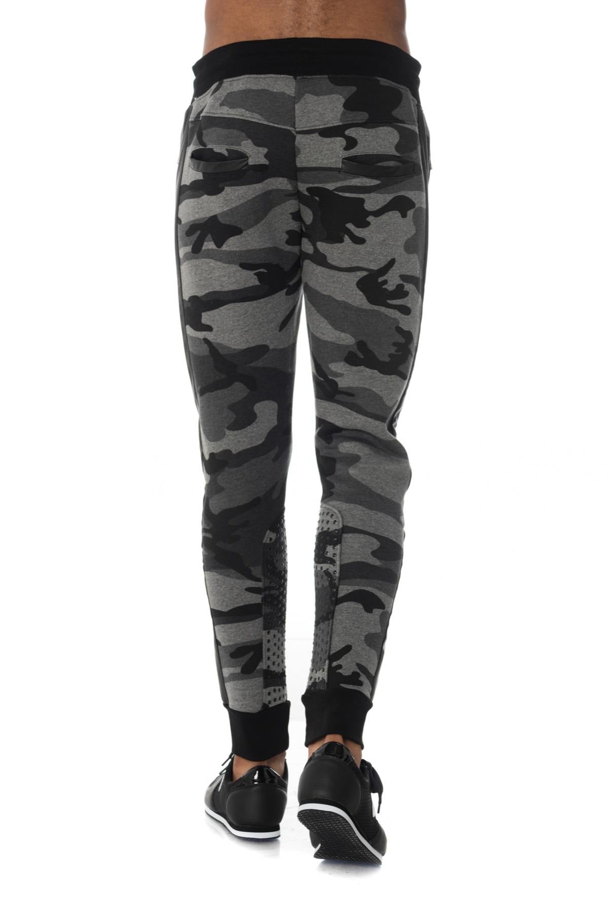 Horspist gray camouflage jogging pants - Image n°7