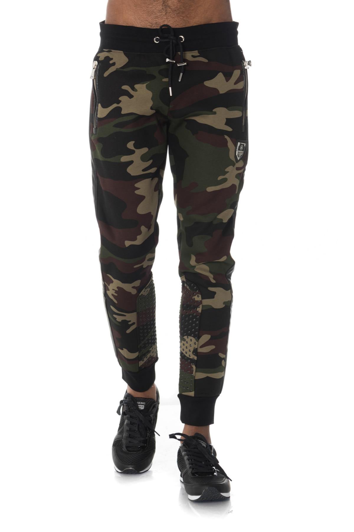 Horspist khaki camouflage jogging pants - Image n°1