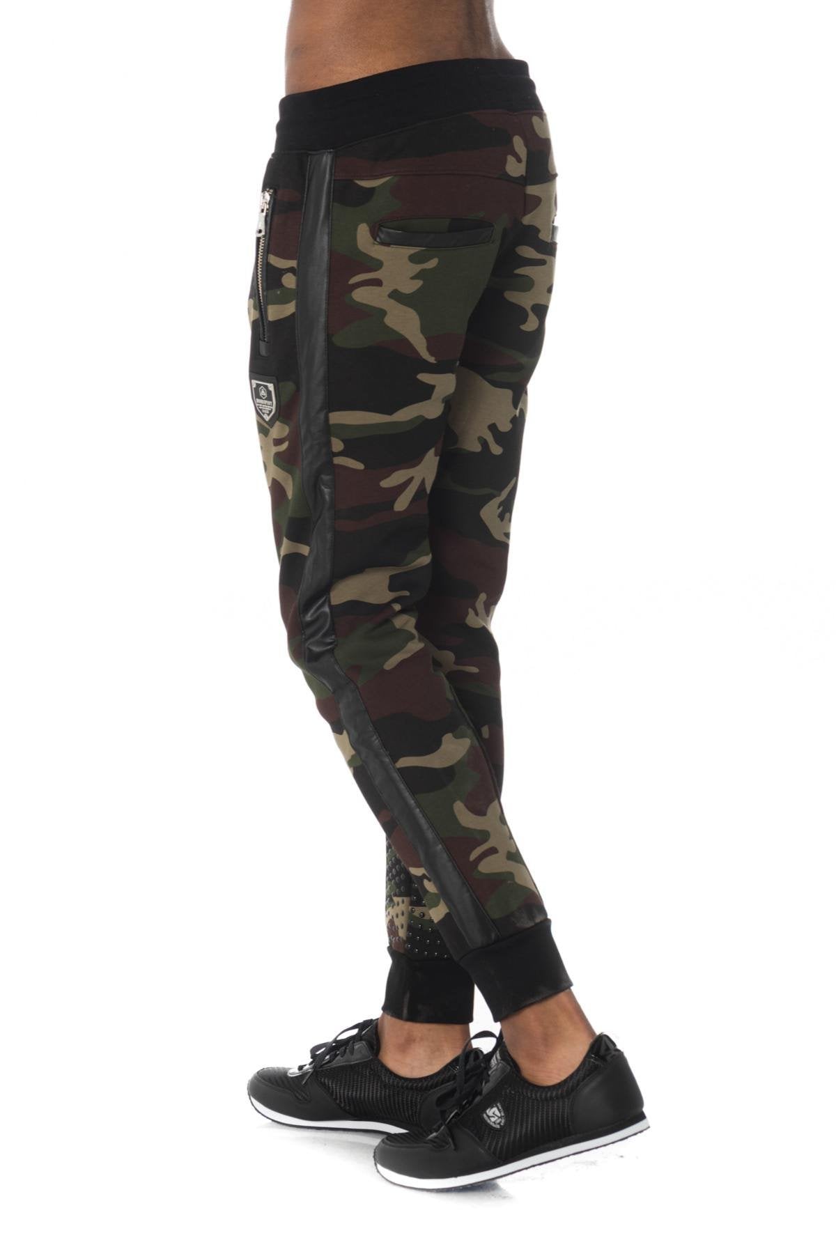 Horspist khaki camouflage jogging pants - Image n°2