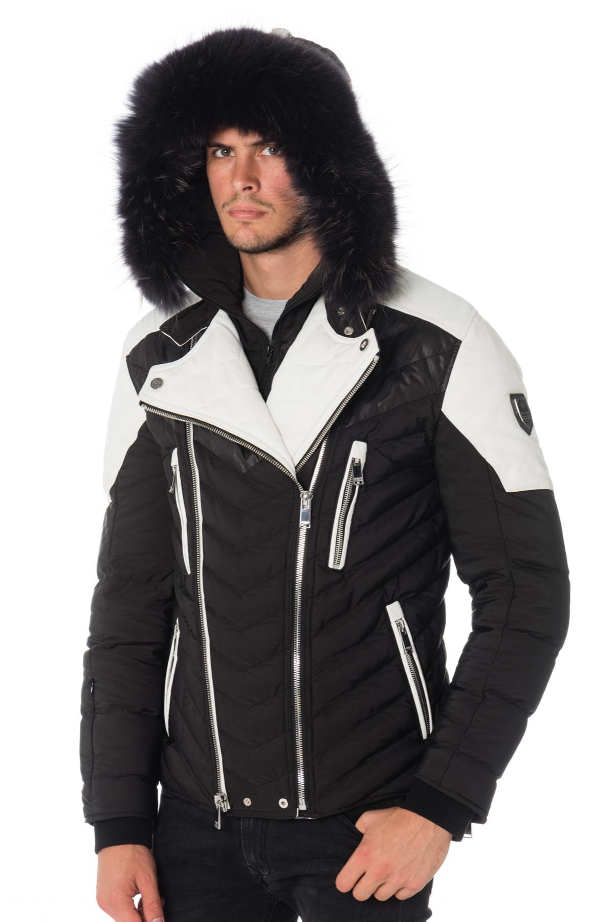 Black and white Horspist down jacket - Image n°1