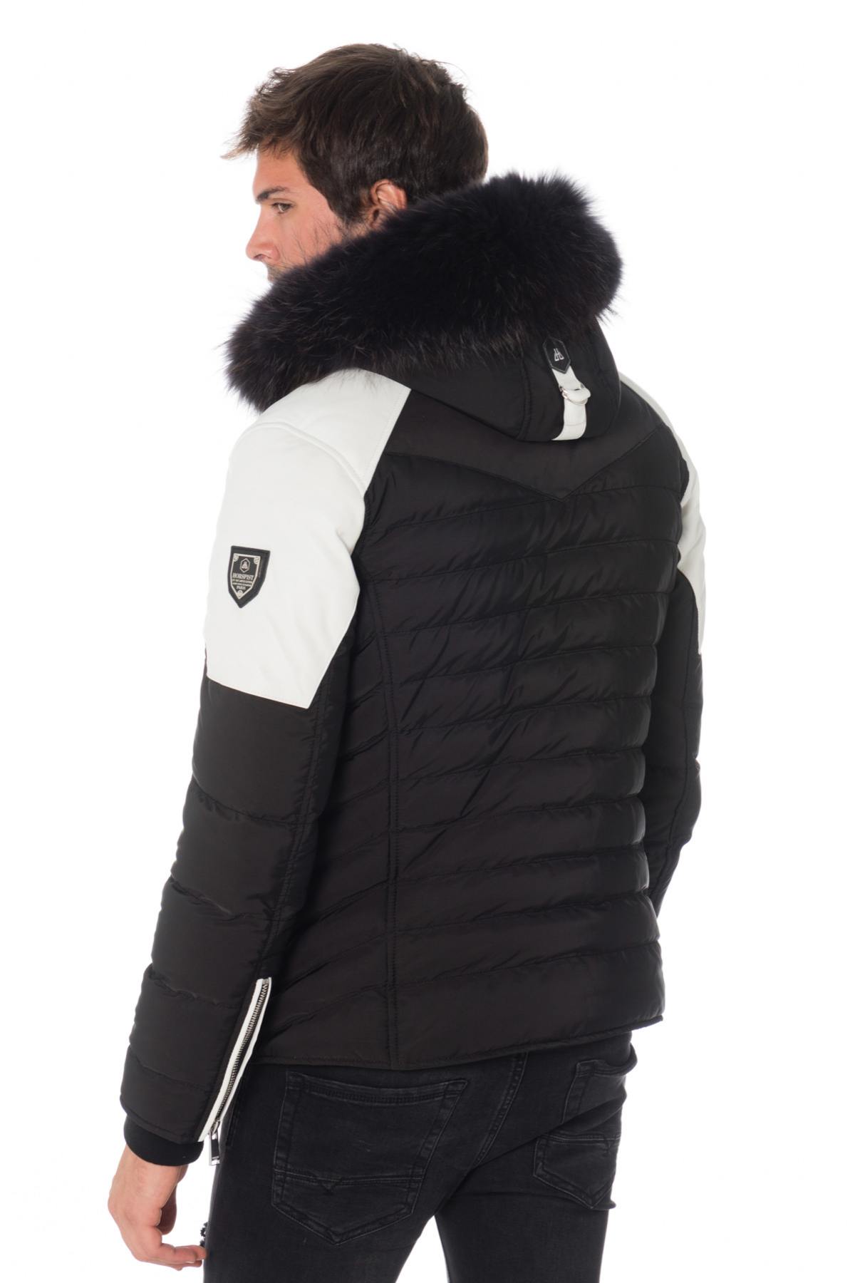 Black and white Horspist down jacket - Image n°4