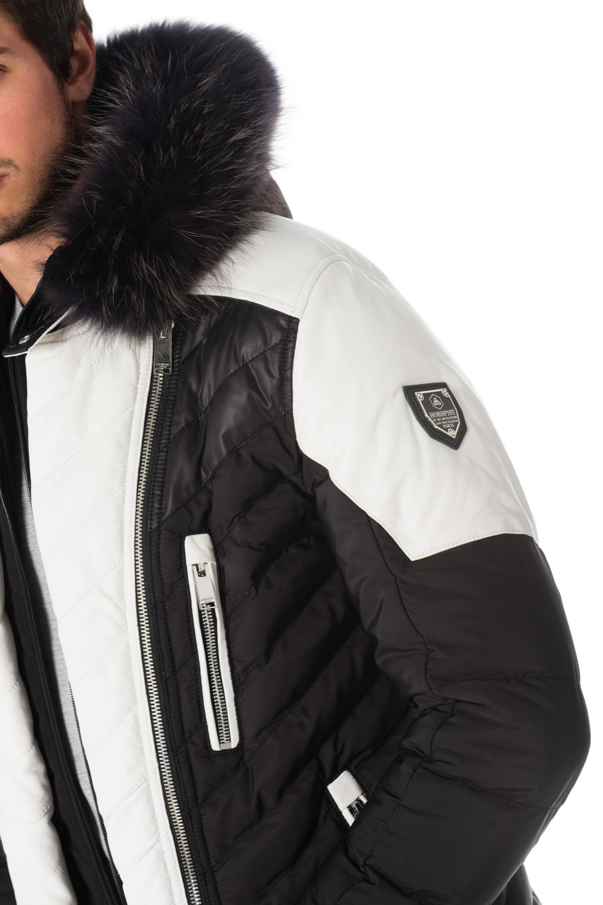 Black and white Horspist down jacket - Image n°5