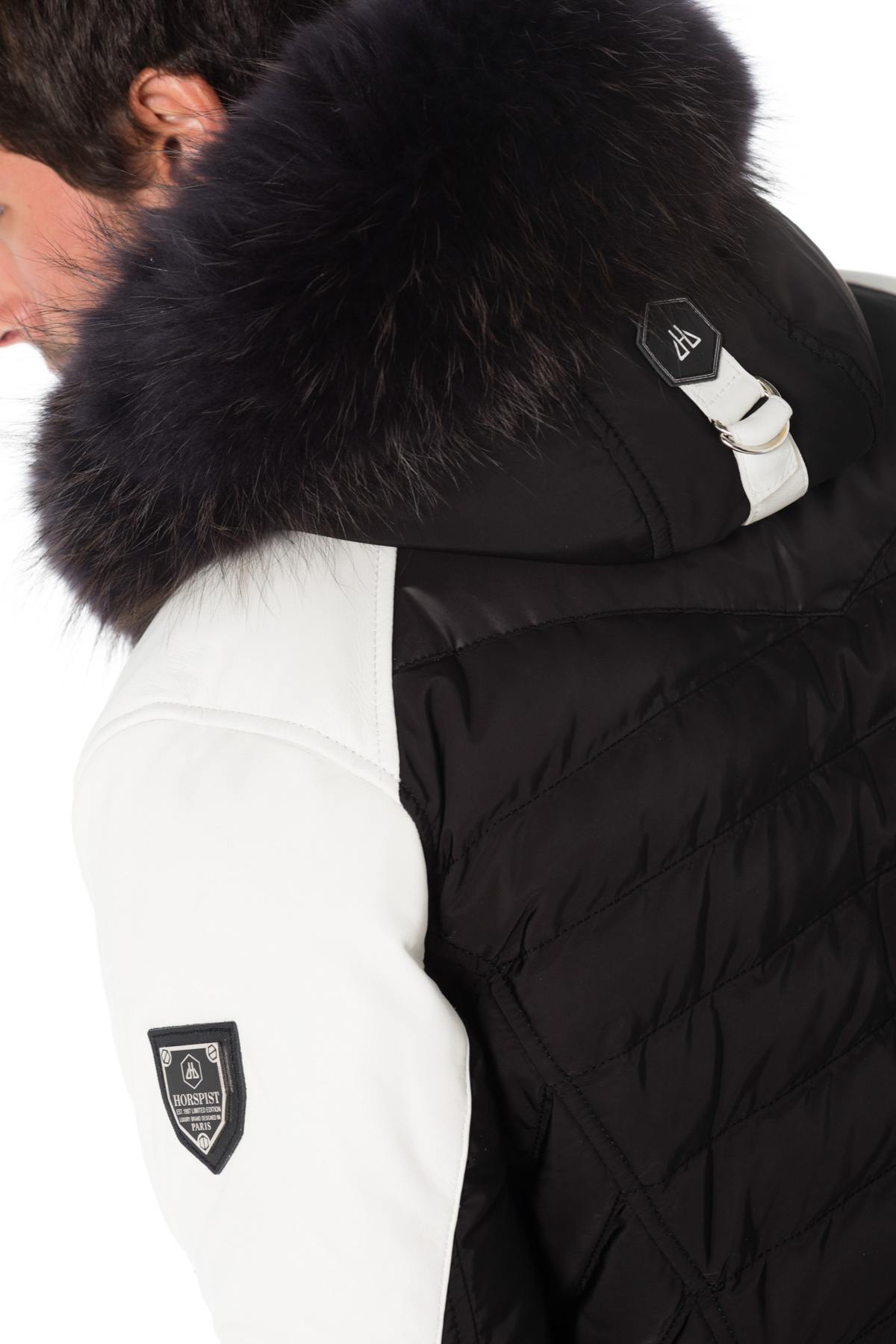 Black and white Horspist down jacket - Image n°7