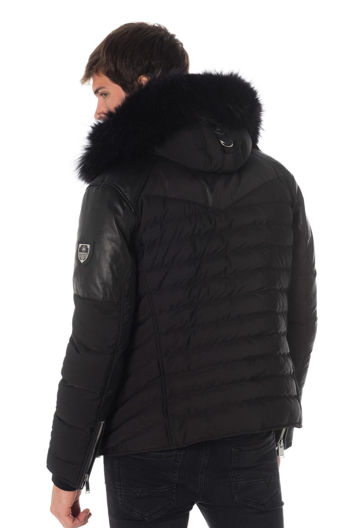 Horspist men's black down jacket - Image n°5