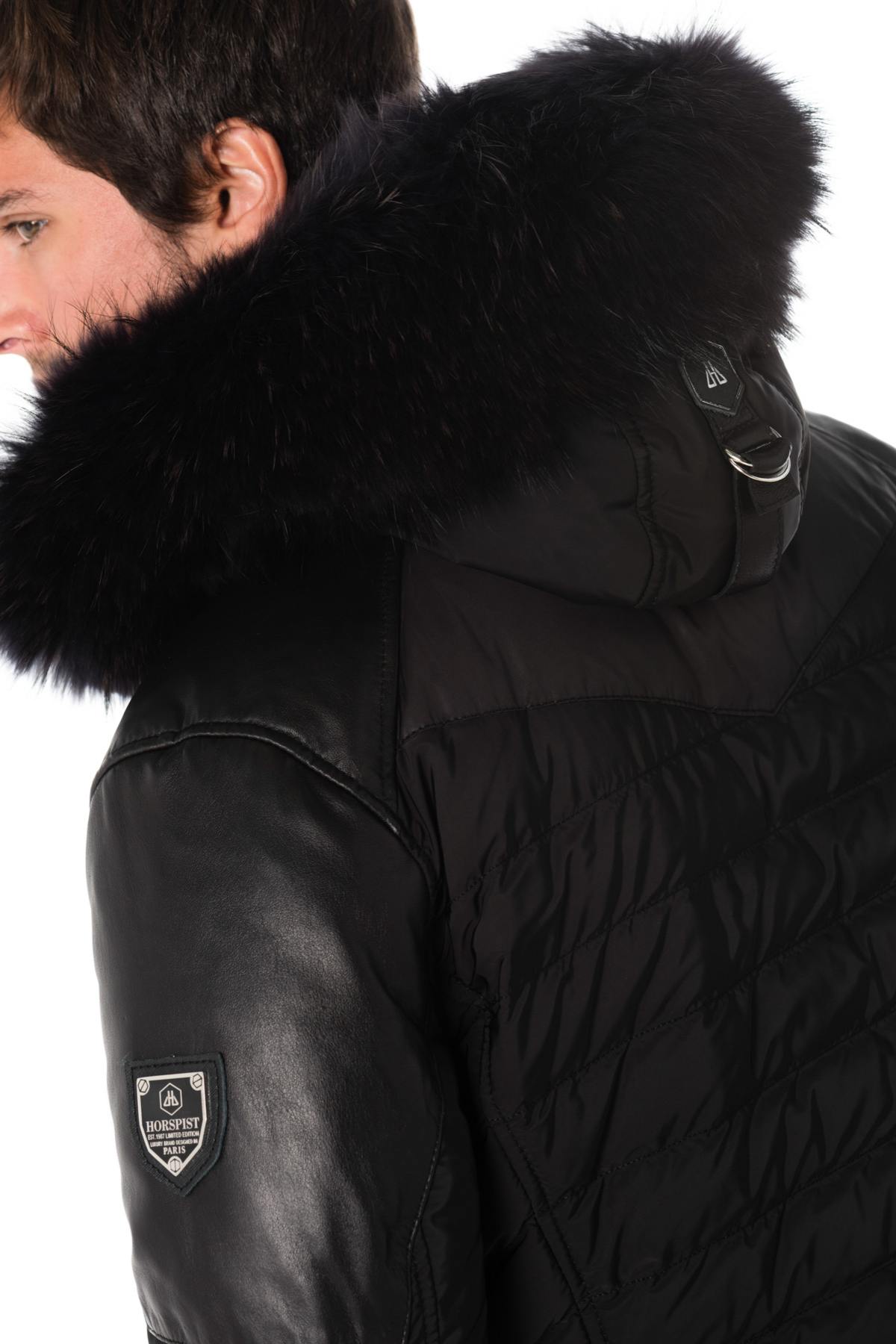 Horspist men's black down jacket - Image n°7