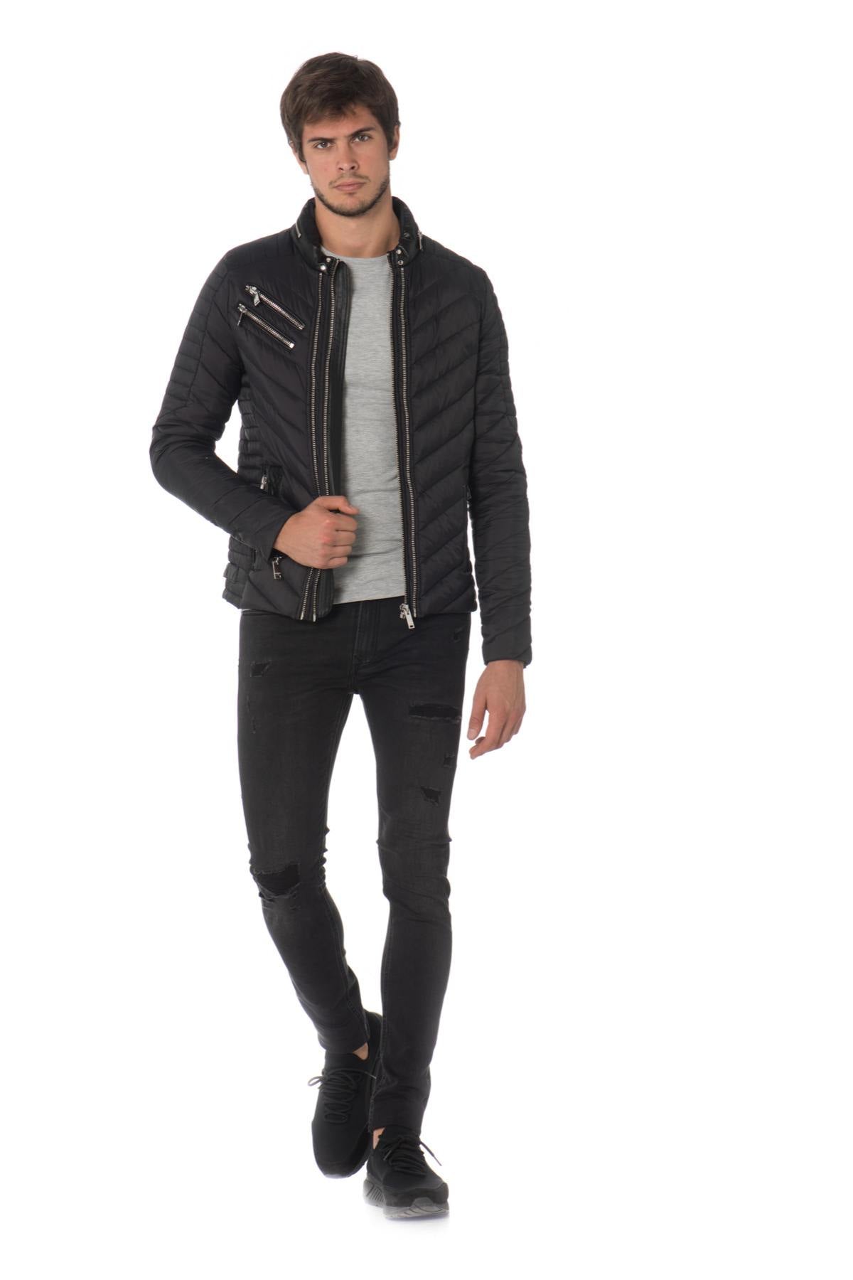 Horspist men's black down jacket - Image n°5