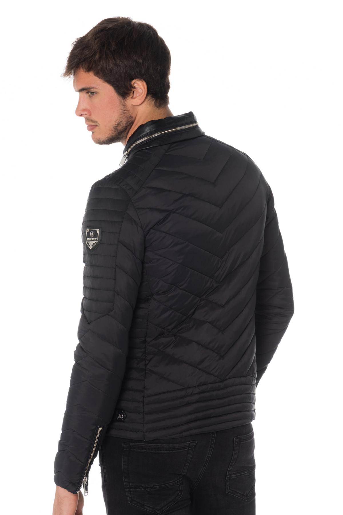 Horspist men's black down jacket - Image n°4