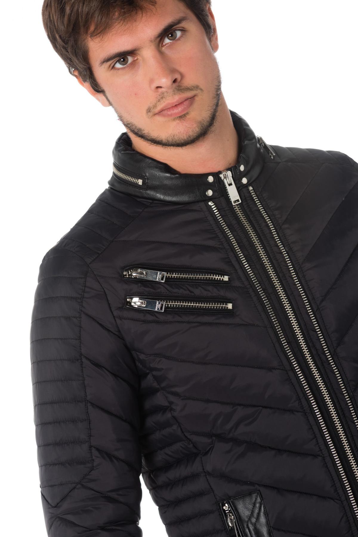 Horspist men's black down jacket - Image n°2