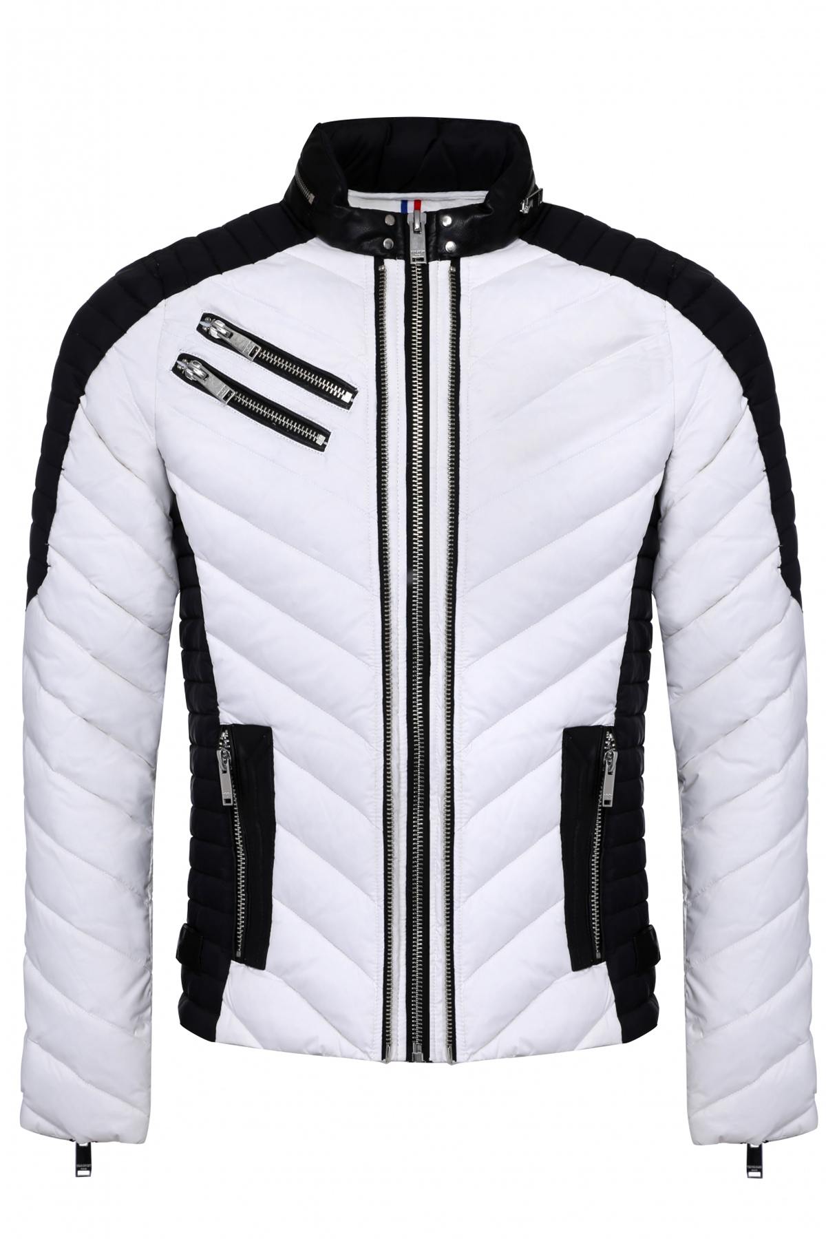 Horspist men's white down jacket - Image n°3