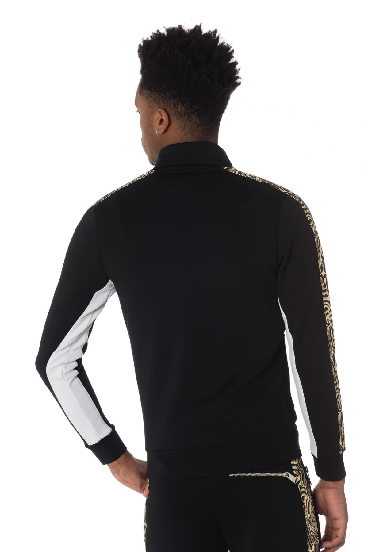 Black and gold track jacket - Image n°4