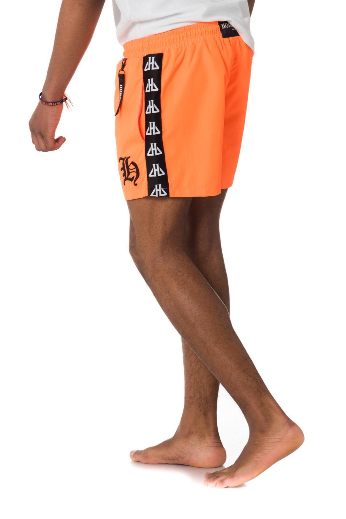 Neon orange swim shorts - Image n°2