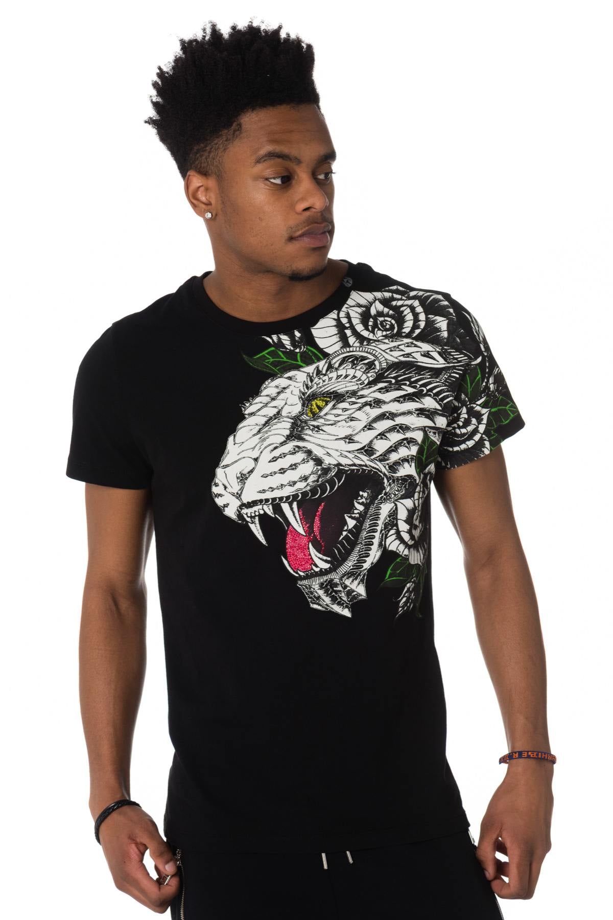 Black tiger t-shirt - Image n°1