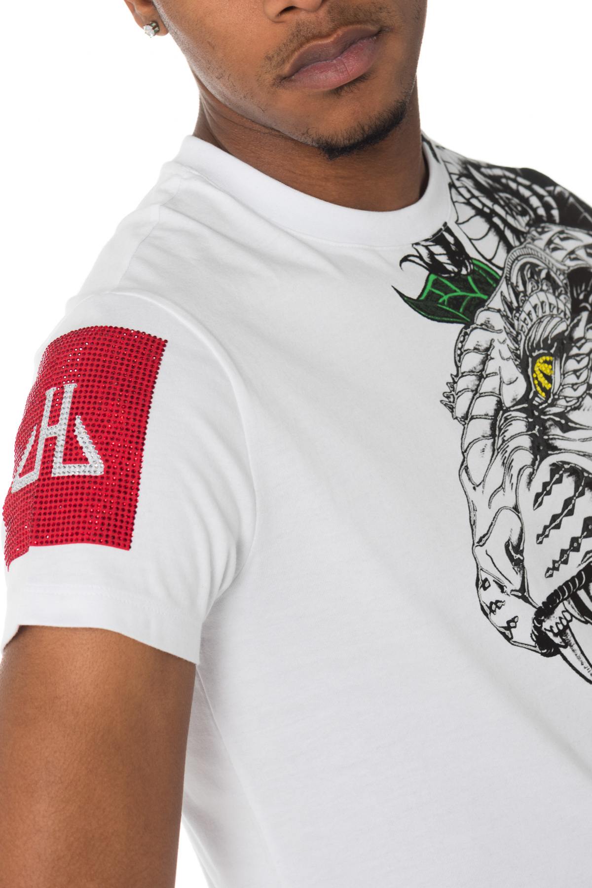 Men's white tiger t-shirt - Image n°4