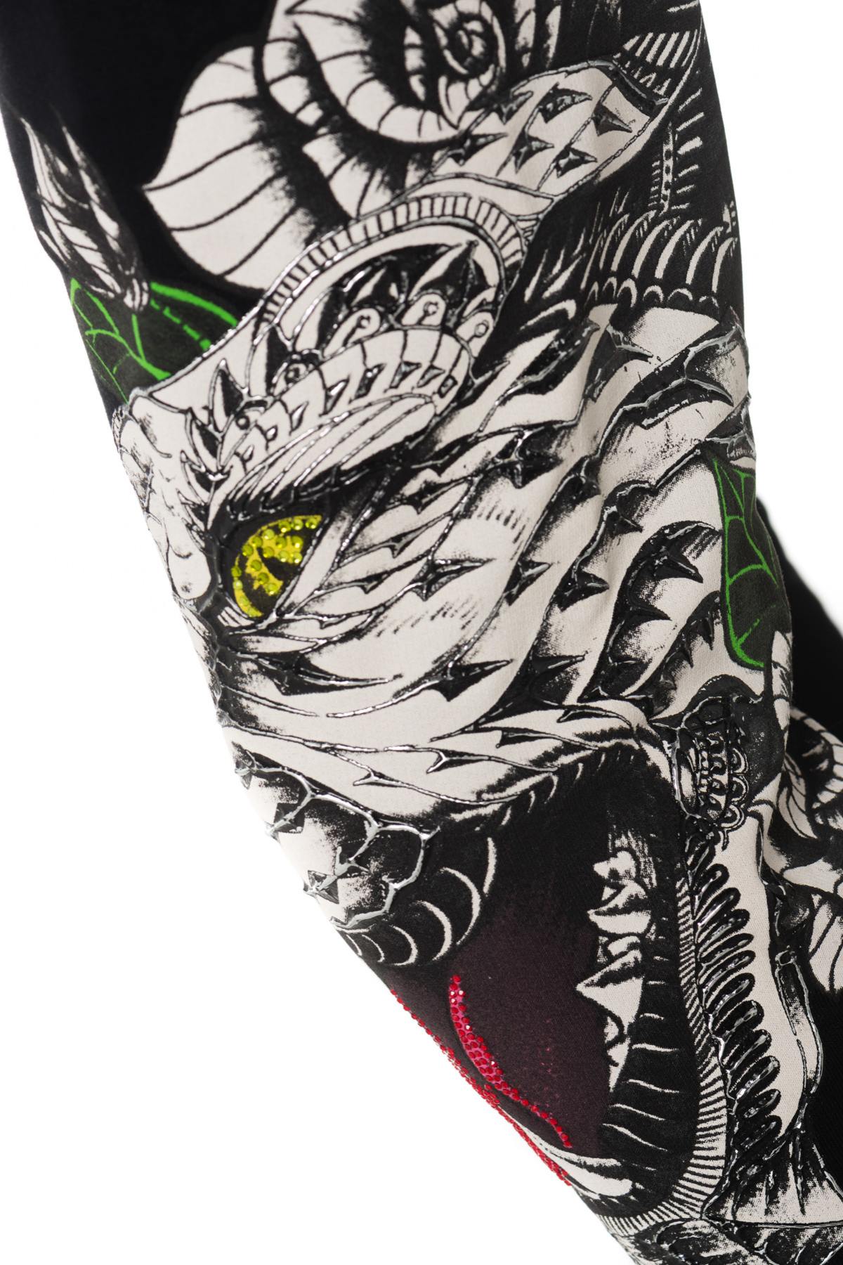 Black tiger jogging pants - Image n°4