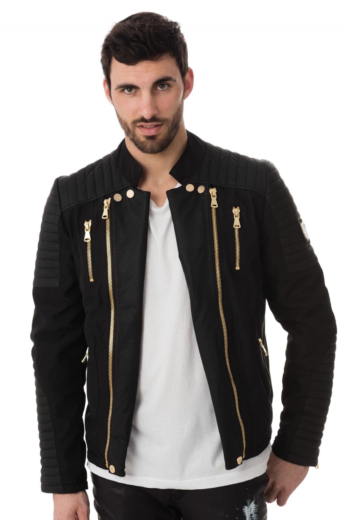 Horpist men's bi-material jacket - Image n°1