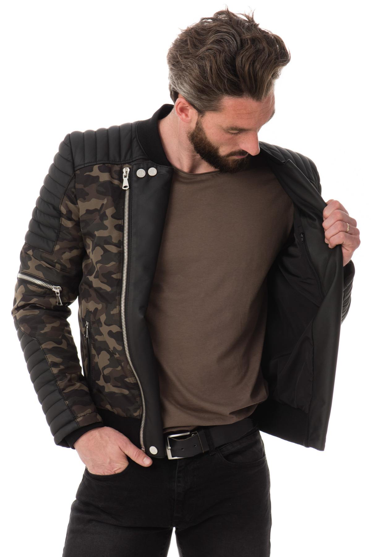 Camouflage print bomber jacket - Image n°4