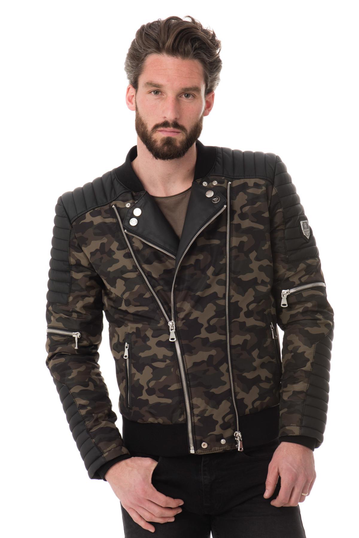 Camouflage print bomber jacket - Image n°3