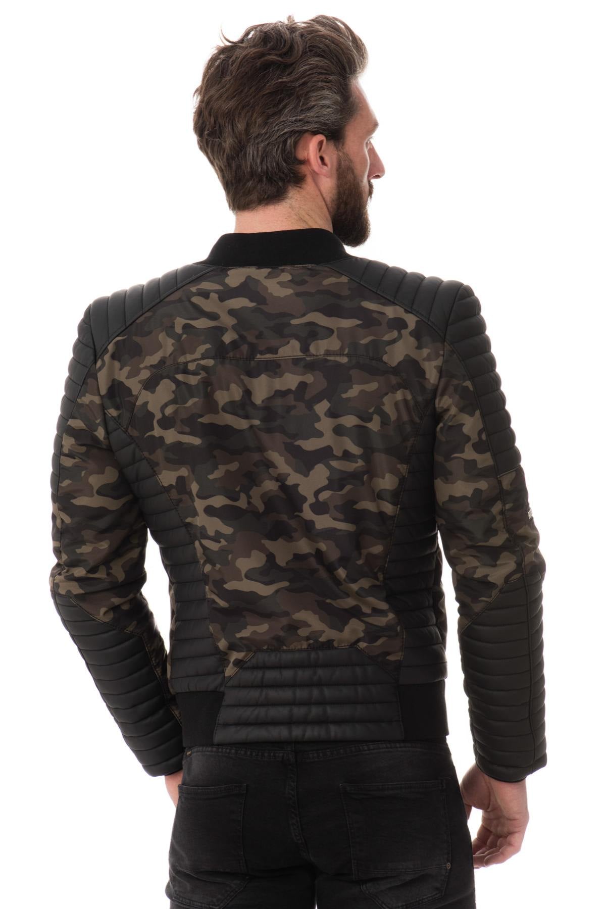 Camouflage print bomber jacket - Image n°5