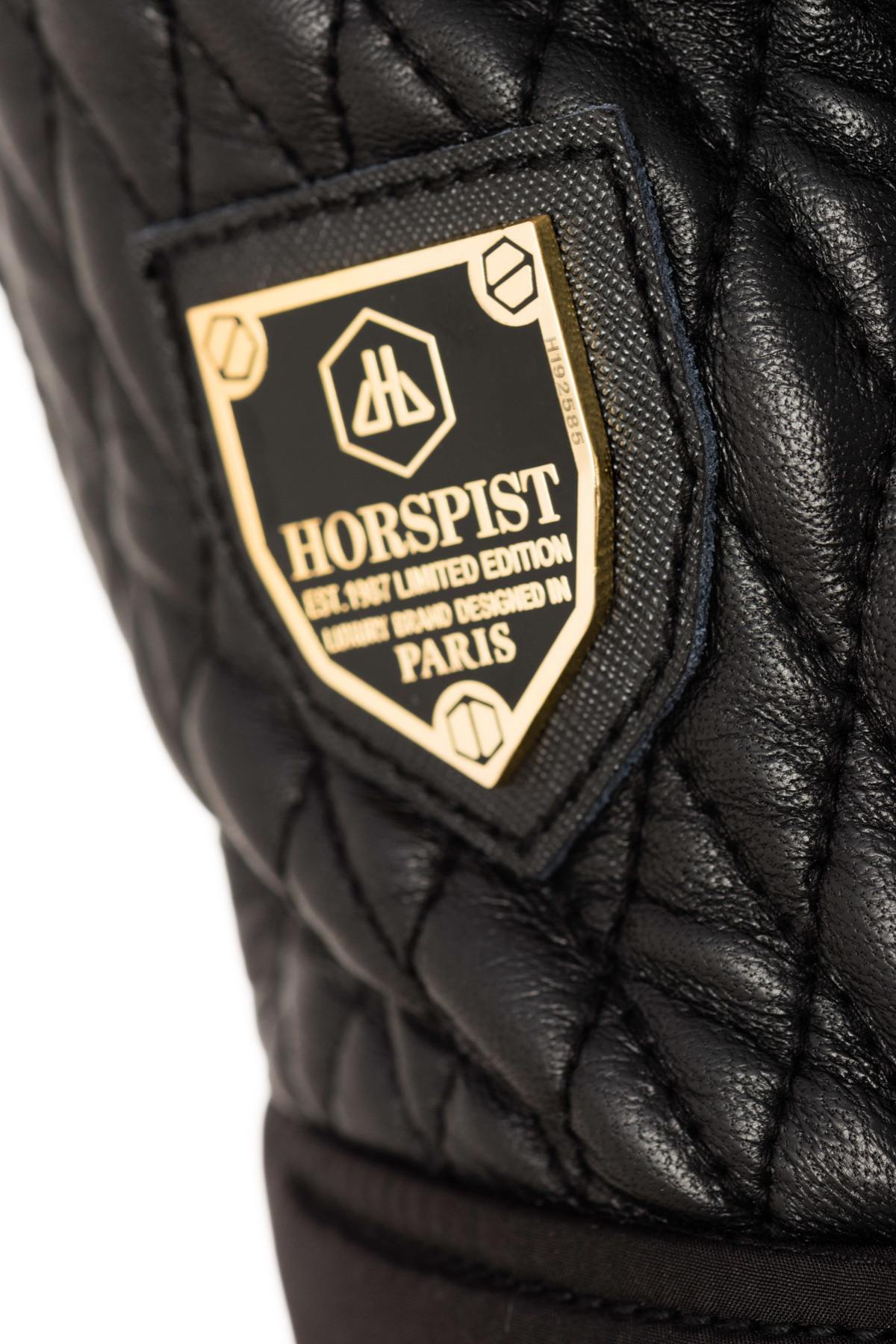 Horspist men's black and gold down jacket - Image n°4