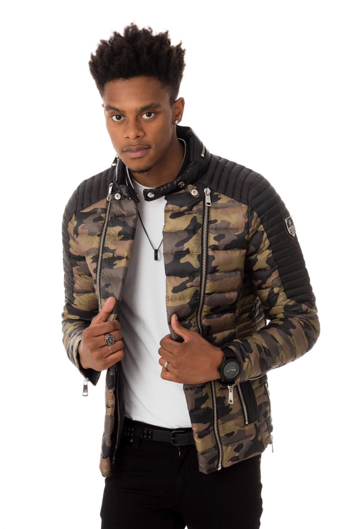  Thin camouflaged down jacket - Image n°1