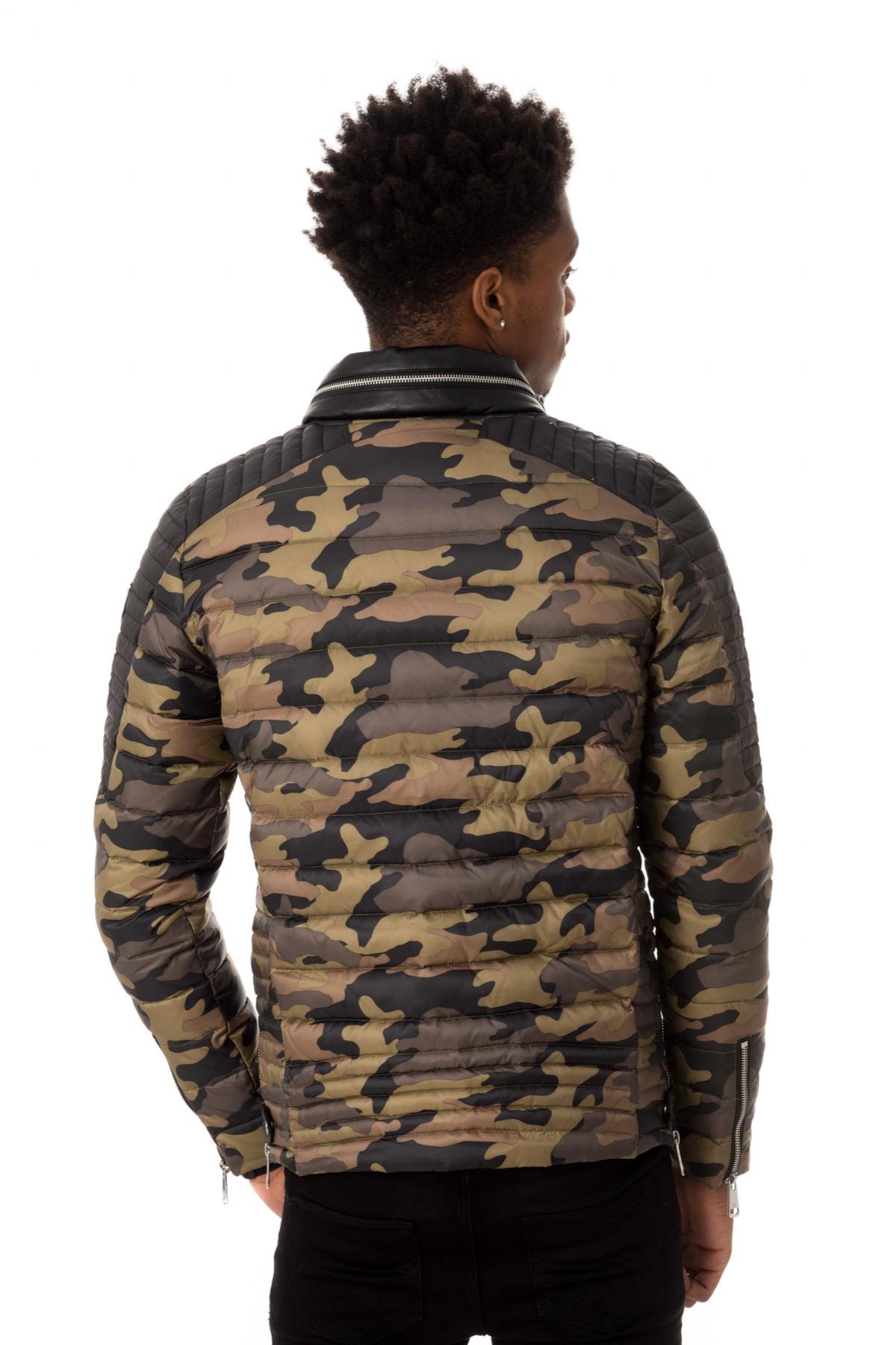  Thin camouflaged down jacket - Image n°7