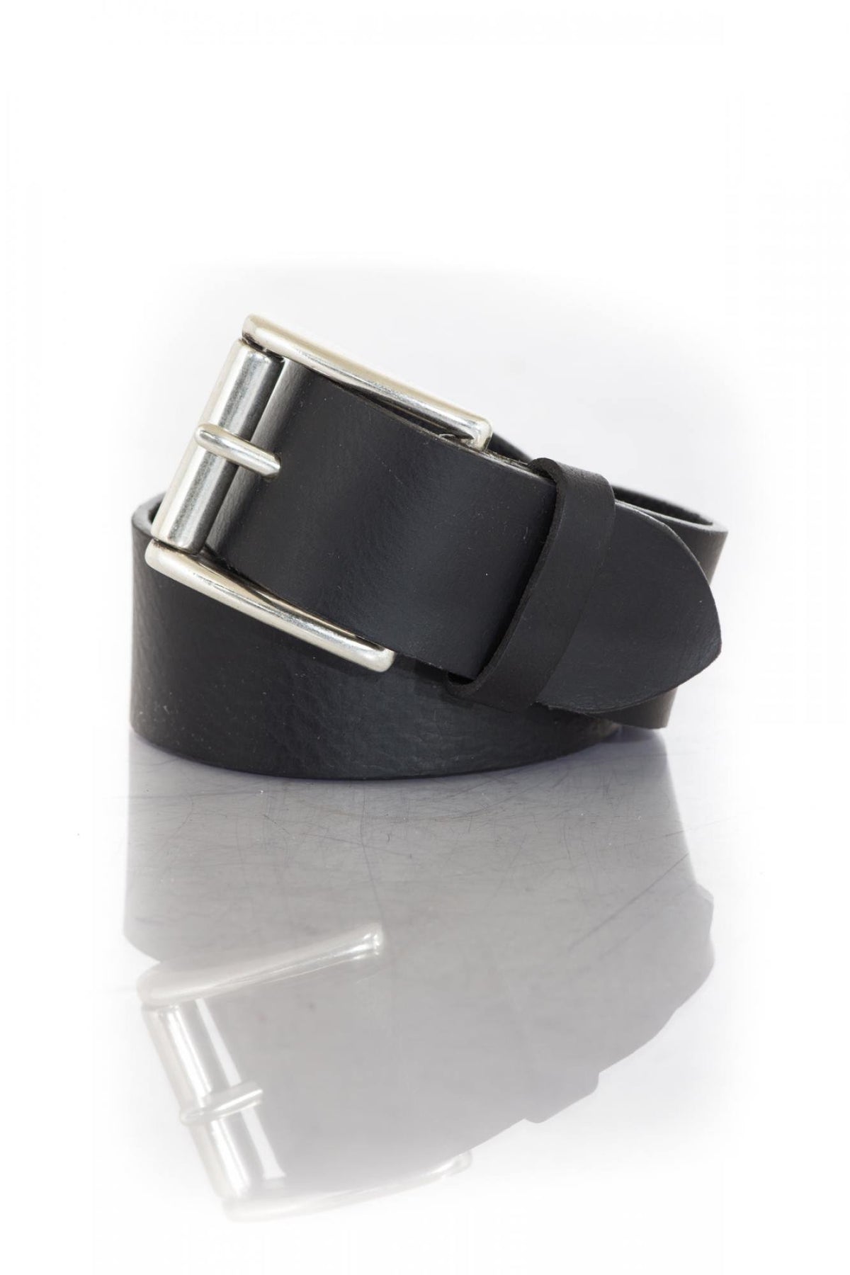 Vanzetti men's leather belt Black - Image n°1