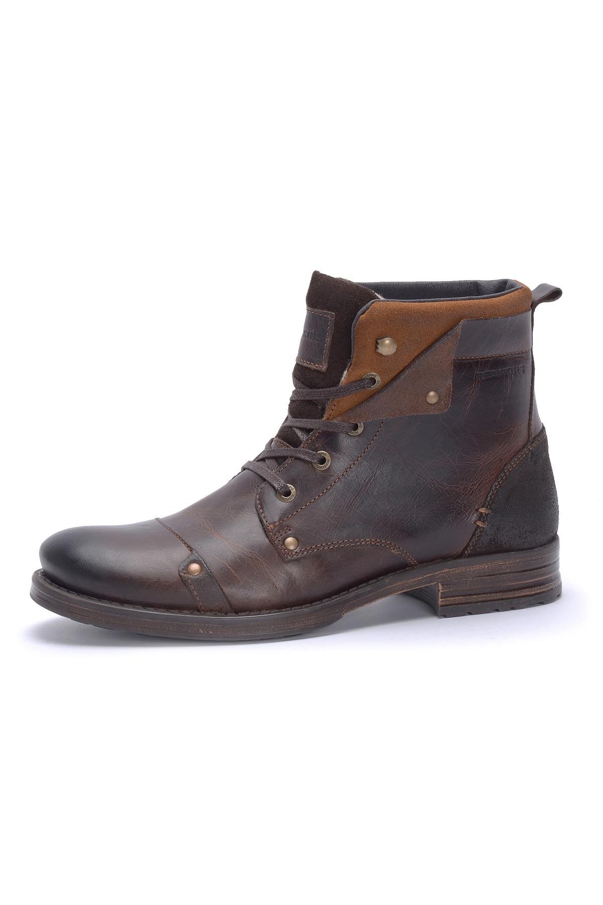 Resdkins men's dark brown boots - Image n°7