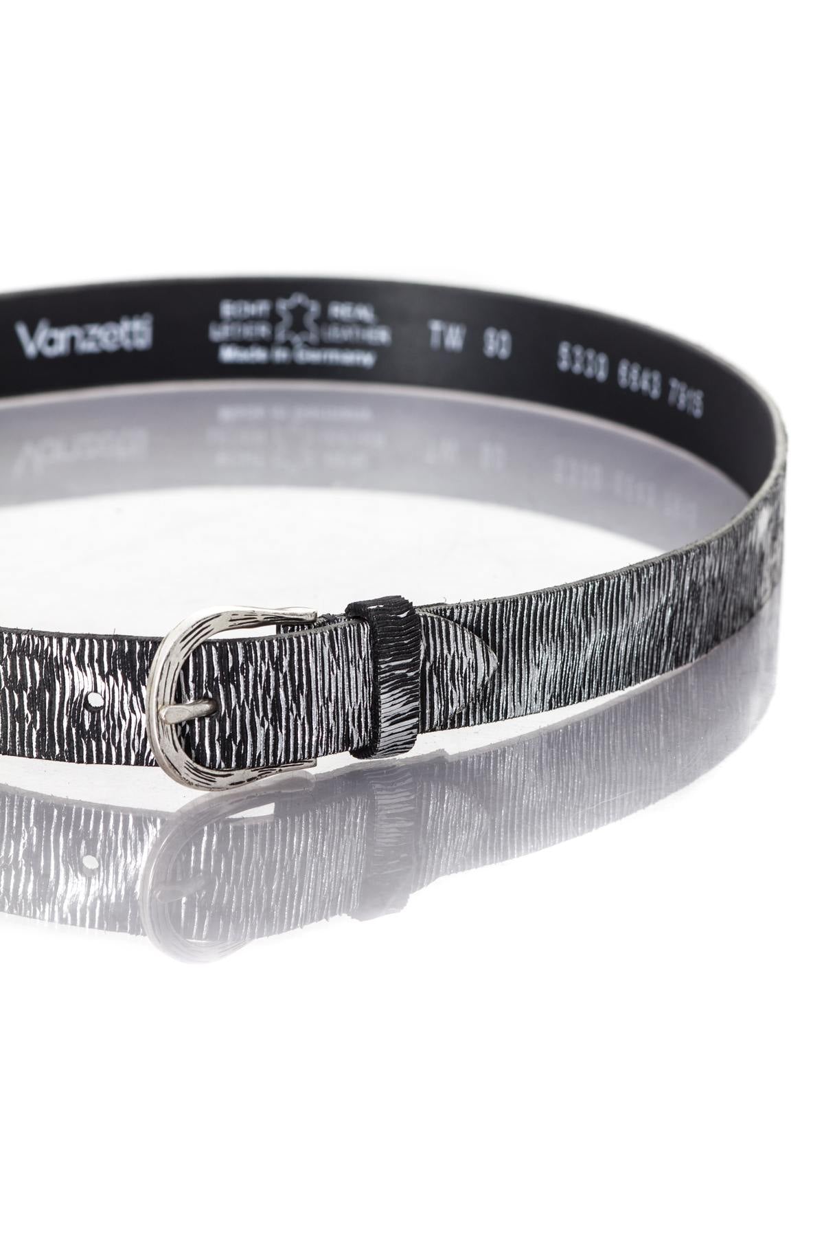 Vanzetti women's belt black/silver - Image n°2