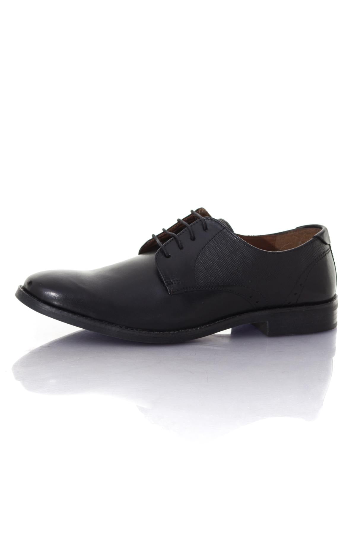 Black leather dress shoes - Image n°7