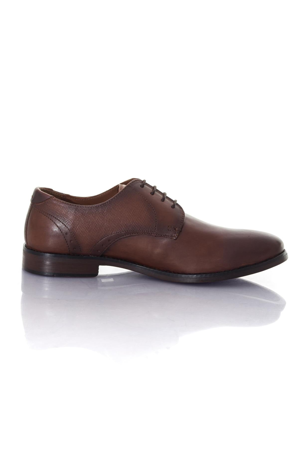 Cognac leather city shoes - Image n°2