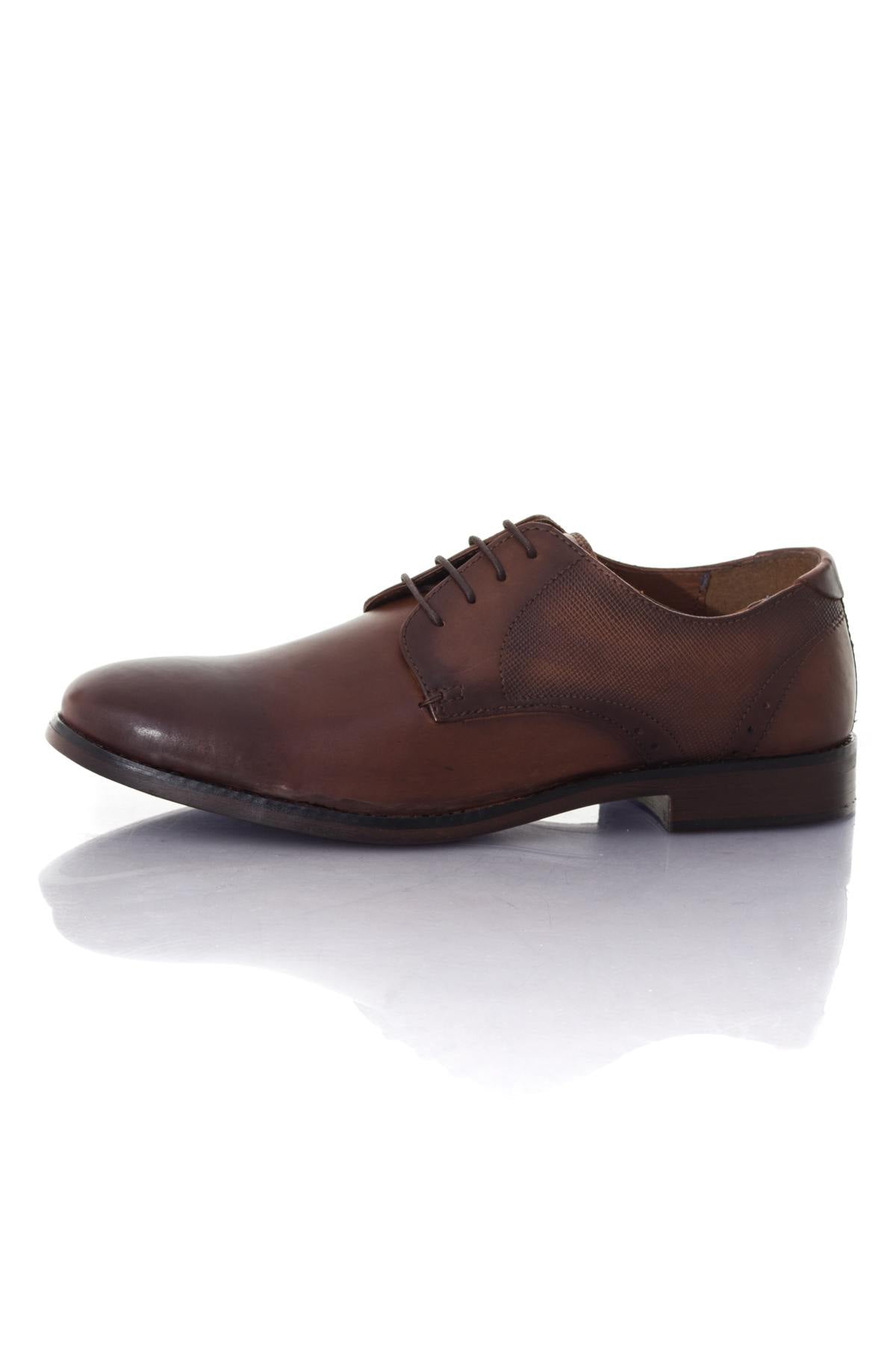 Cognac leather city shoes - Image n°7