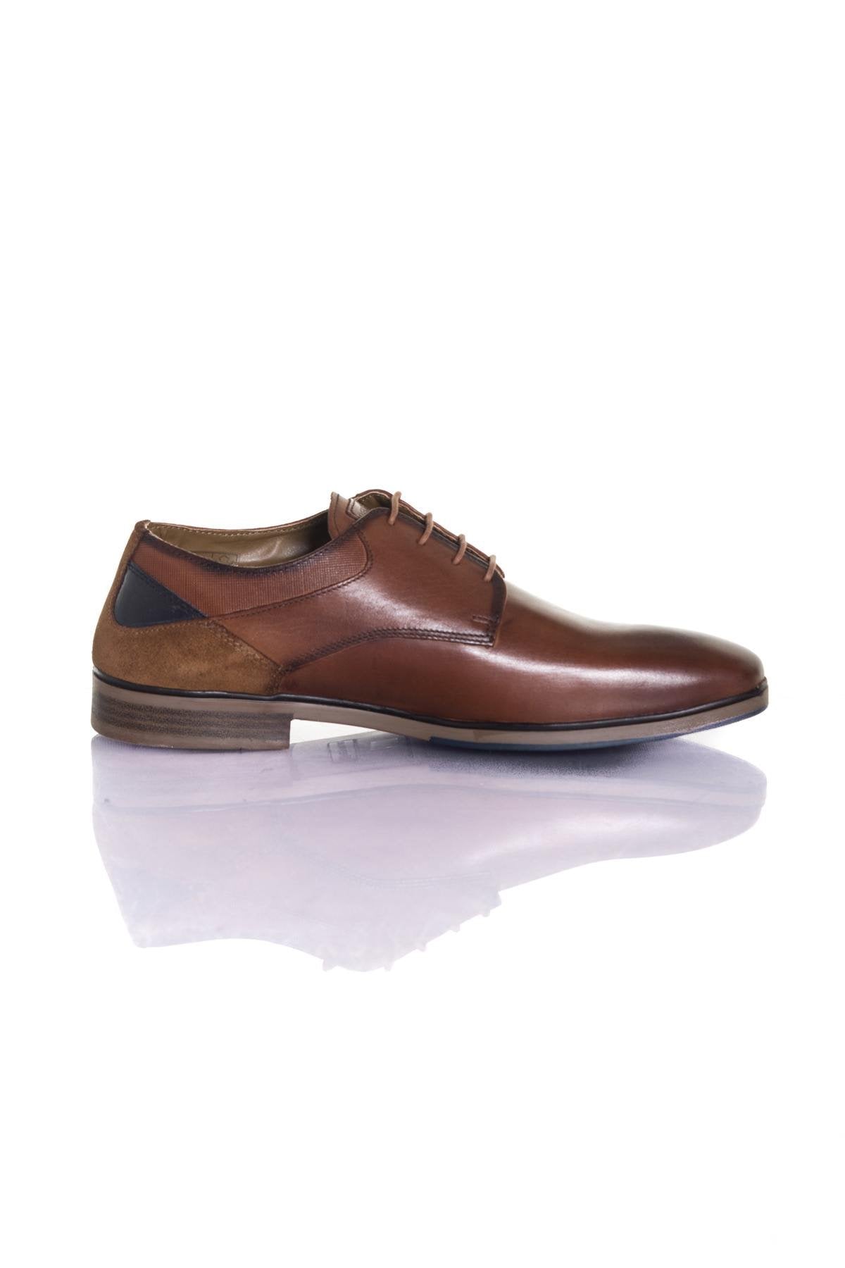 Redskins cognac leather derbies - Image n°2