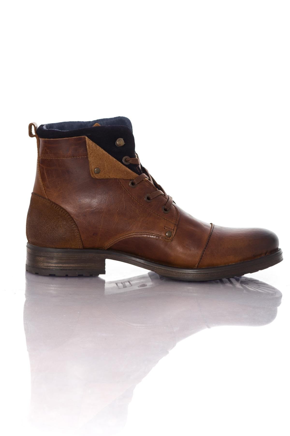 Resdkins men's cognac boots - Image n°2