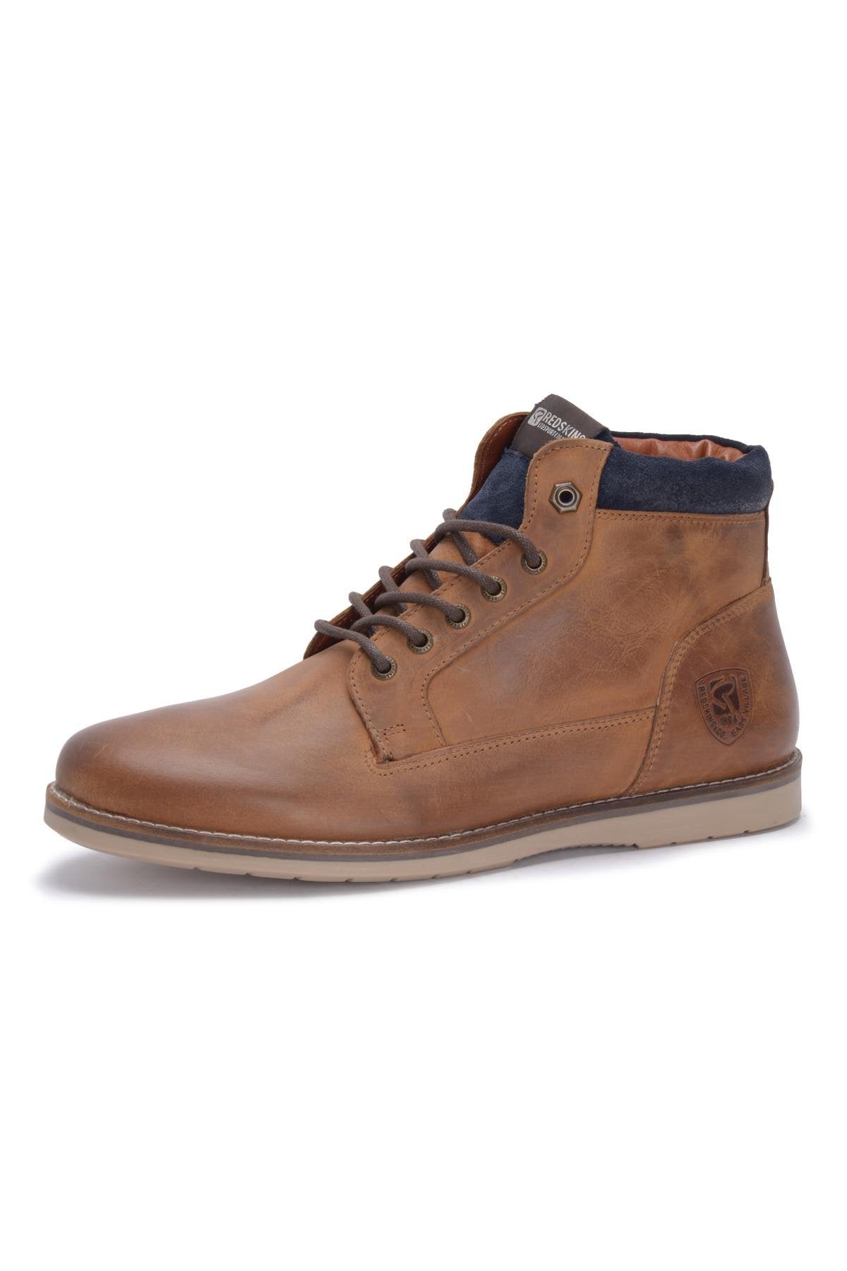 Redskins men's cognac ankle boots - Image n°5