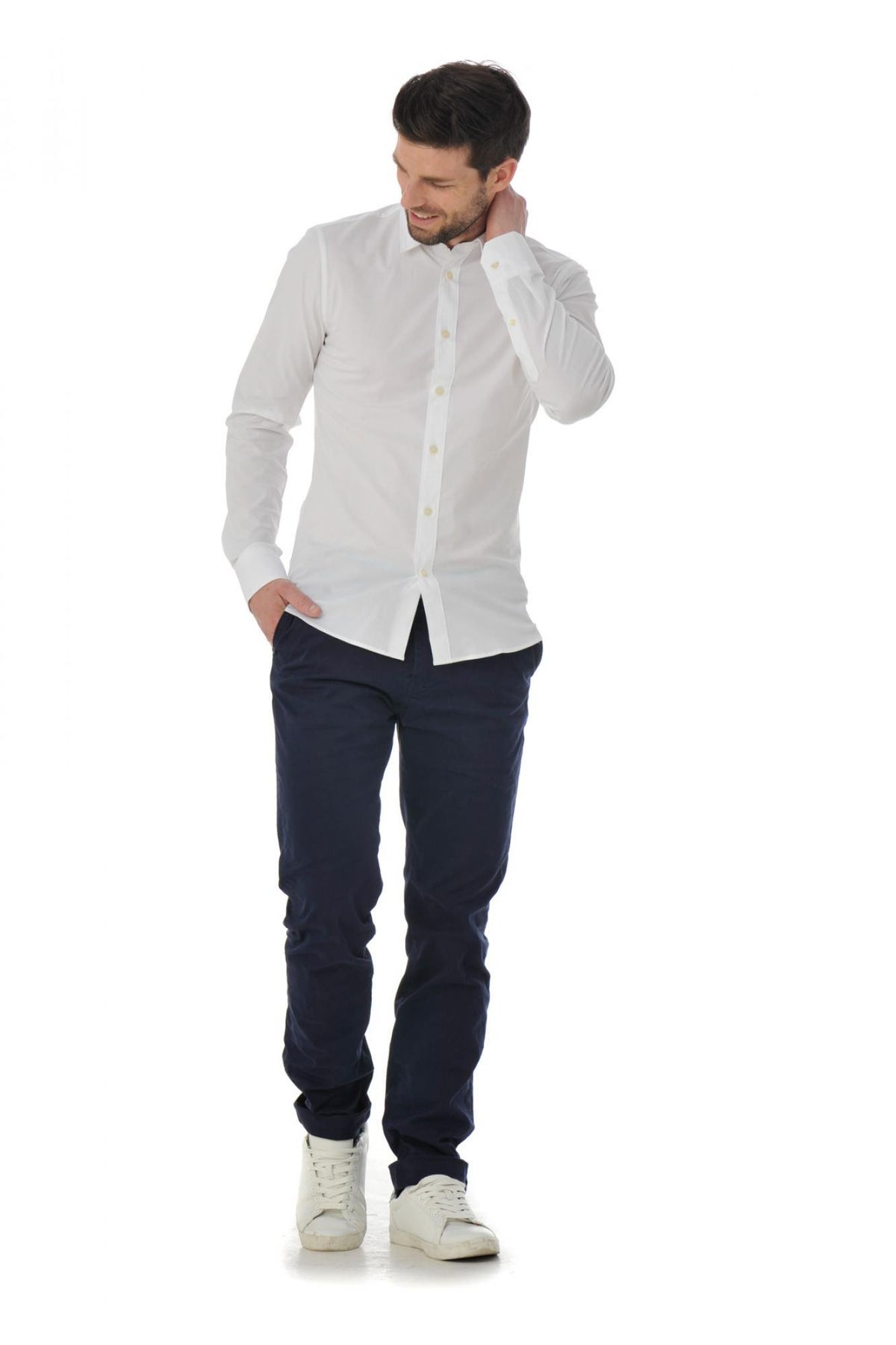 Elegant white Chevignon shirt - Image n°2