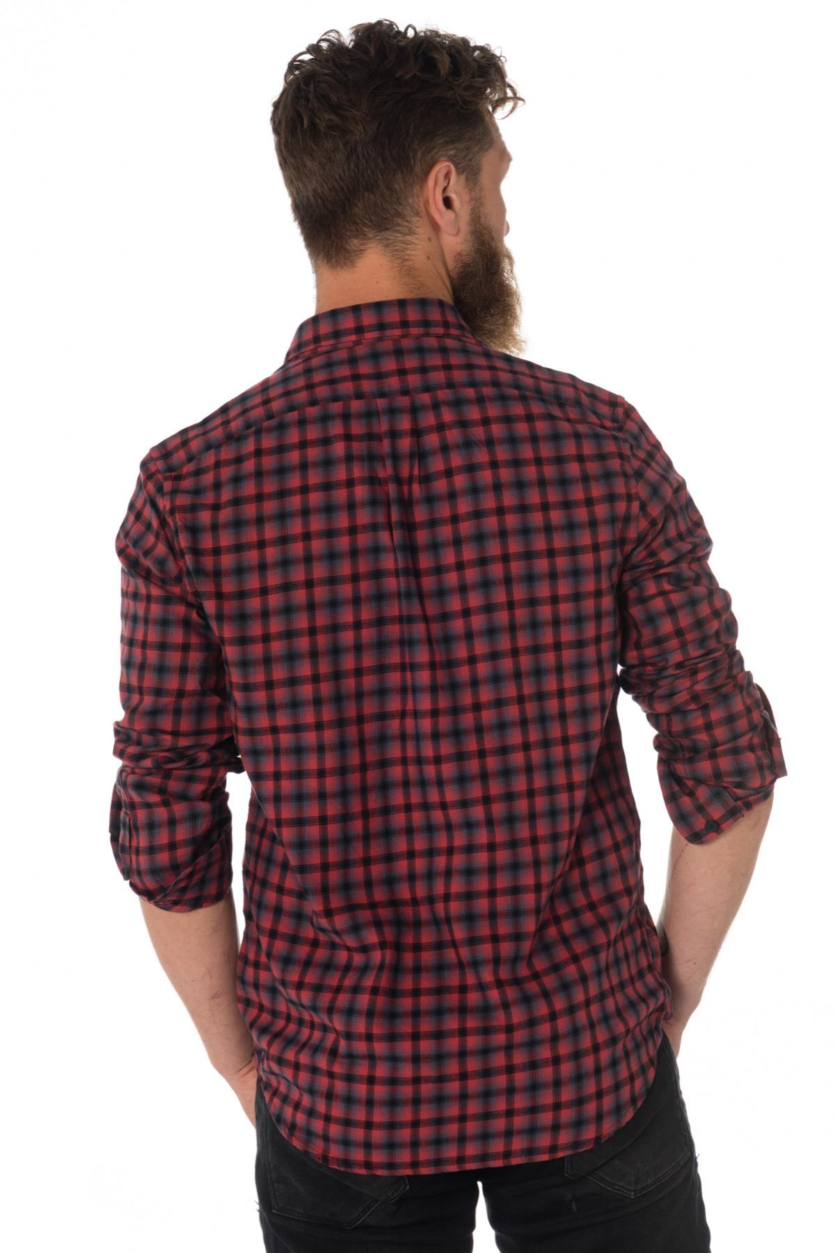 Diesel men's red checked shirt - Image n°4