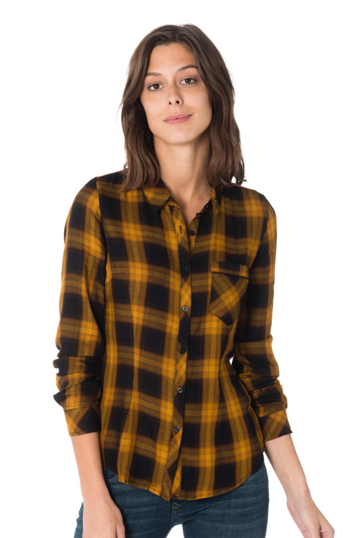 Honey check shirt - Image n°3