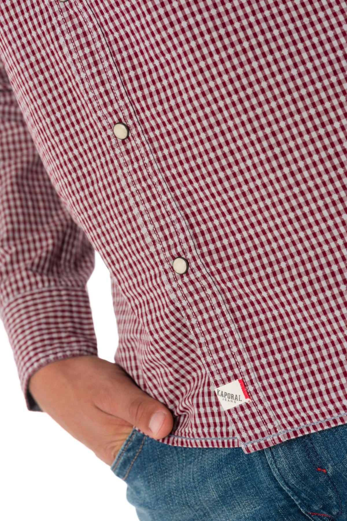 Kaporal red gingham shirt - Image n°4