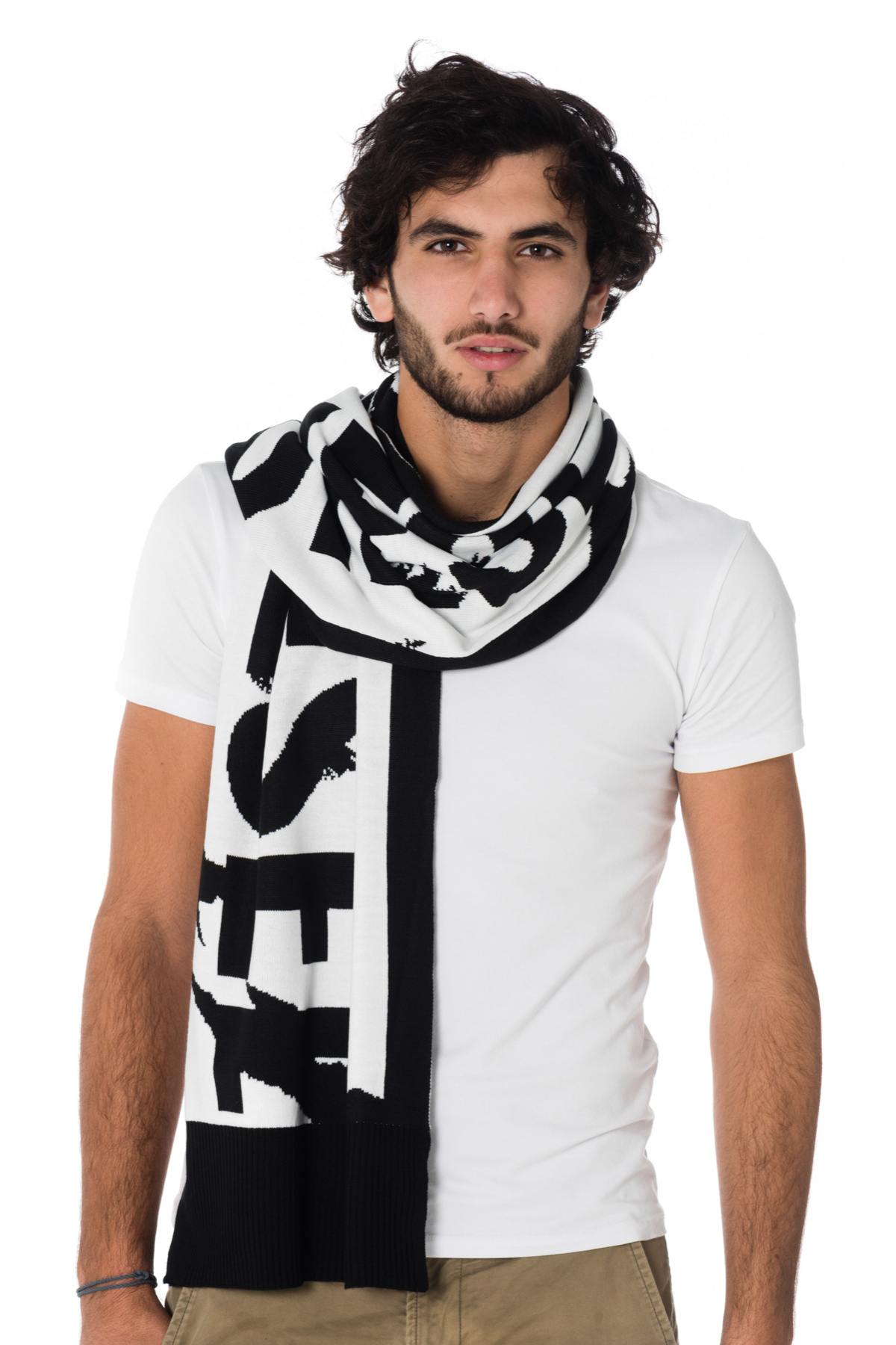 Diesel men's black and white scarf - Image n°1