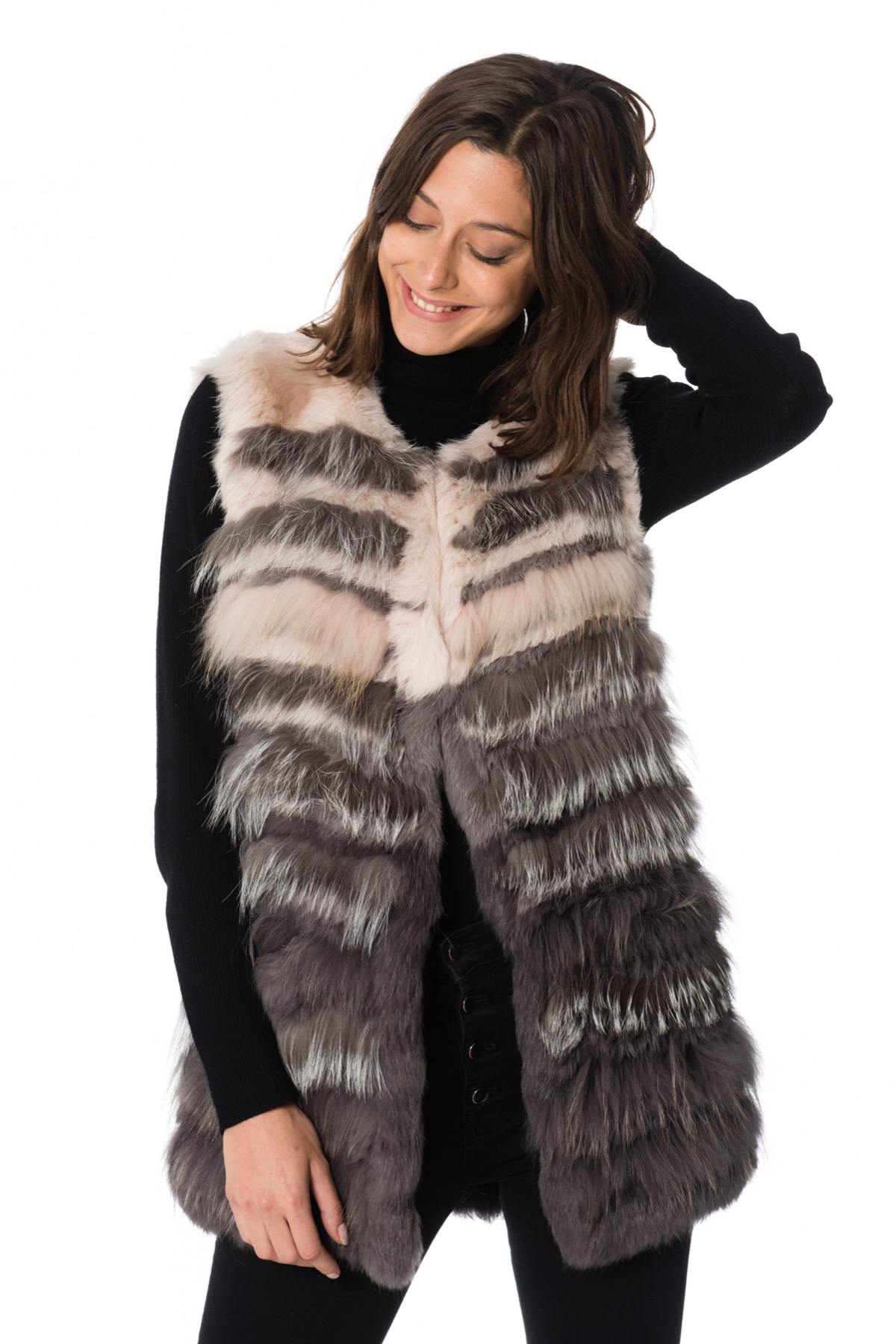 Oakwood Fur Sleeveless Vest - Image n°1